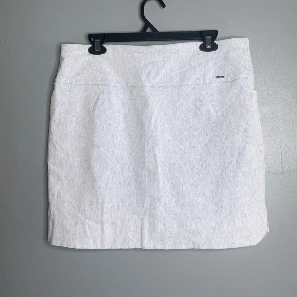 S.C. & Co. Pale Blue Heathered Stretchy Skort Athletic Sporty Pockets XL